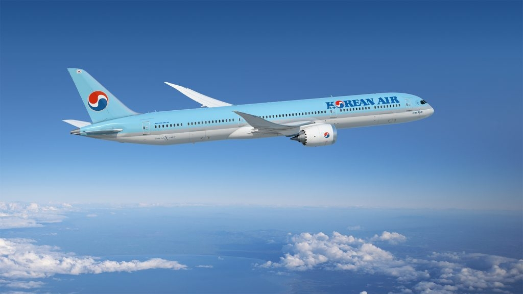 This file photo provided by Korean Air Lines shows a B787-9 passenger jet. (Korean Air Lines)