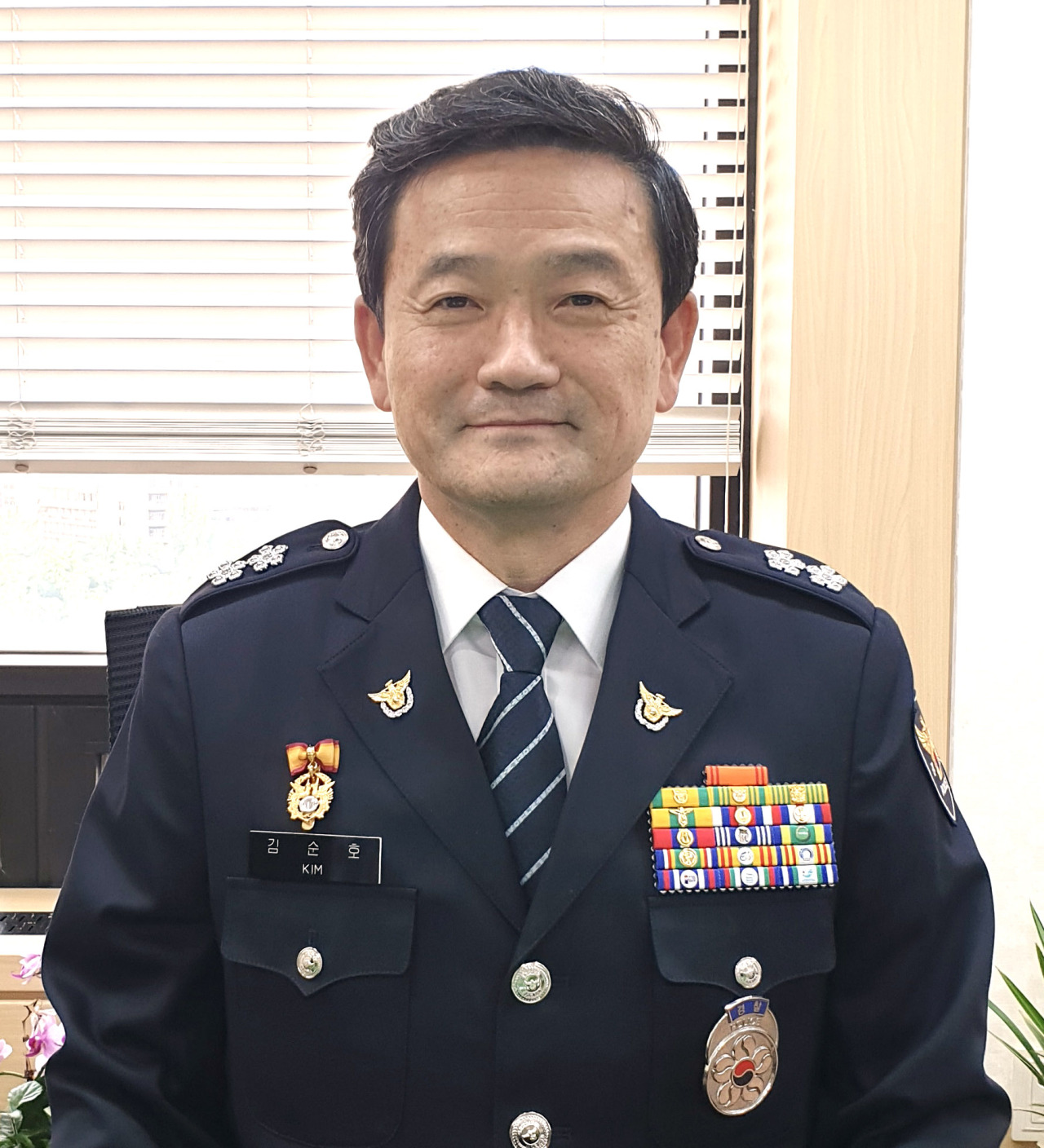 Senior Superintendent-General Kim Sun-ho has been appointed as the head of the new police bureau under the Interior Ministry. (National Police Agency)