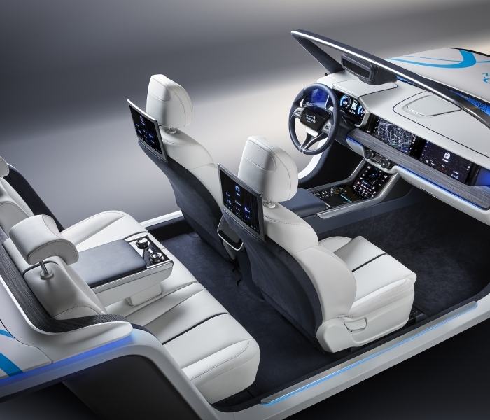 A visual concept image of Harman’s in-vehicle infotainment solutions (Harman International)
