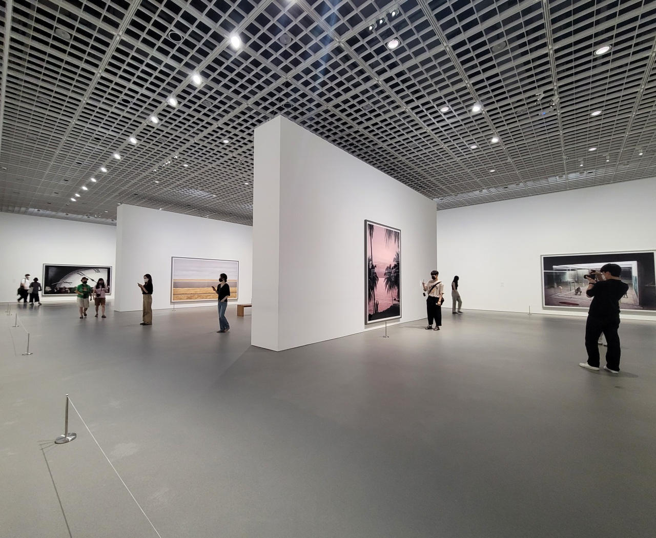 An installation view of “Andreas Gursky” at the Amorepacific Museum of Art (Park Yuna/The Korea Herald)
