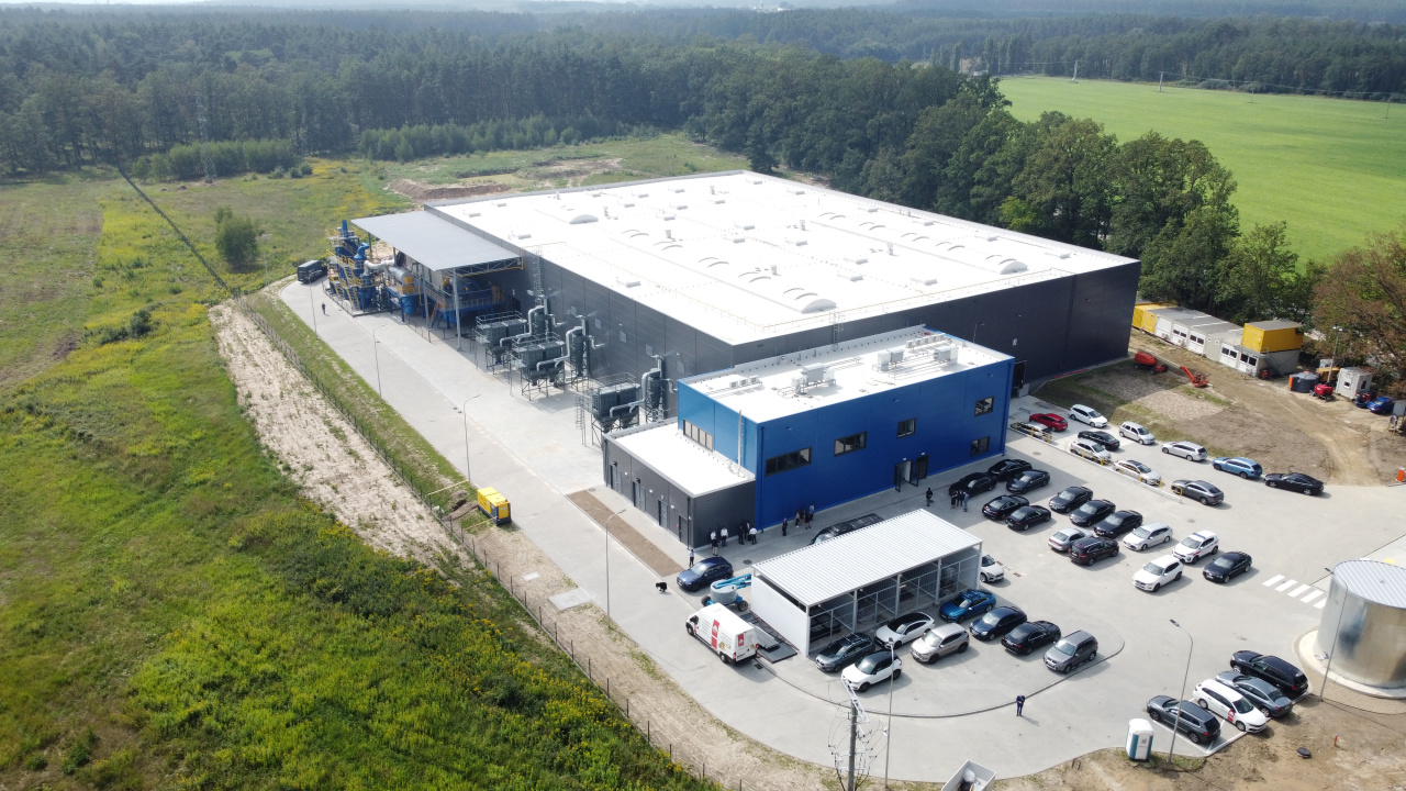 Posco Holdings’ PLSC, a used secondary battery recycling plant in Poland. (Posco Holdings)