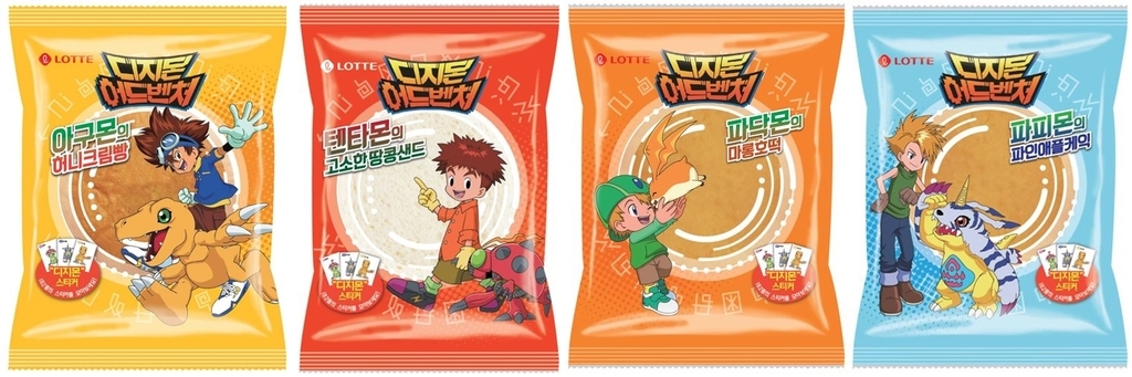 Promotional image for Digimon Bread (7-Eleven)