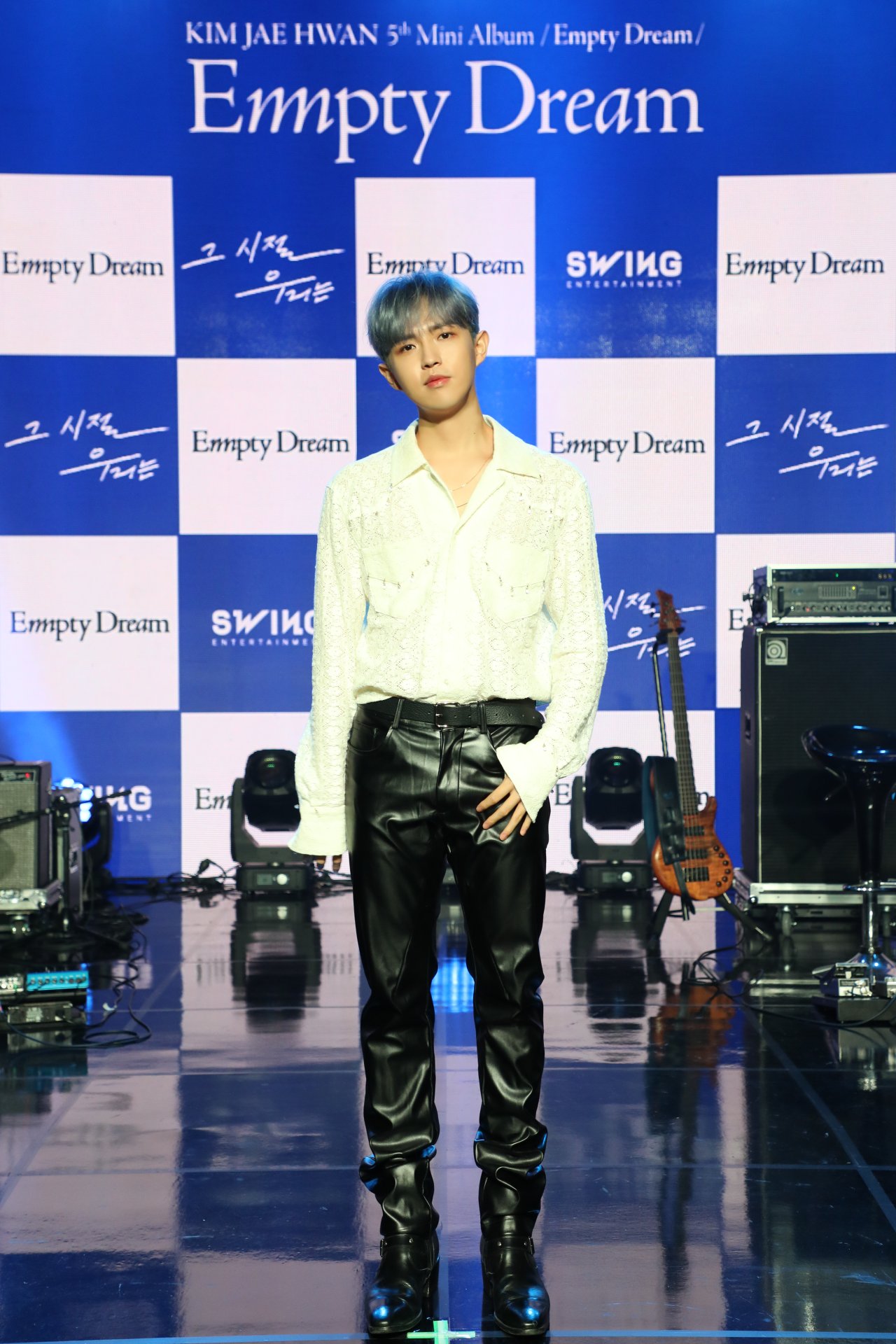 Musician Kim Jae-hwan poses for pictures during a media showcase event for his fifth EP 