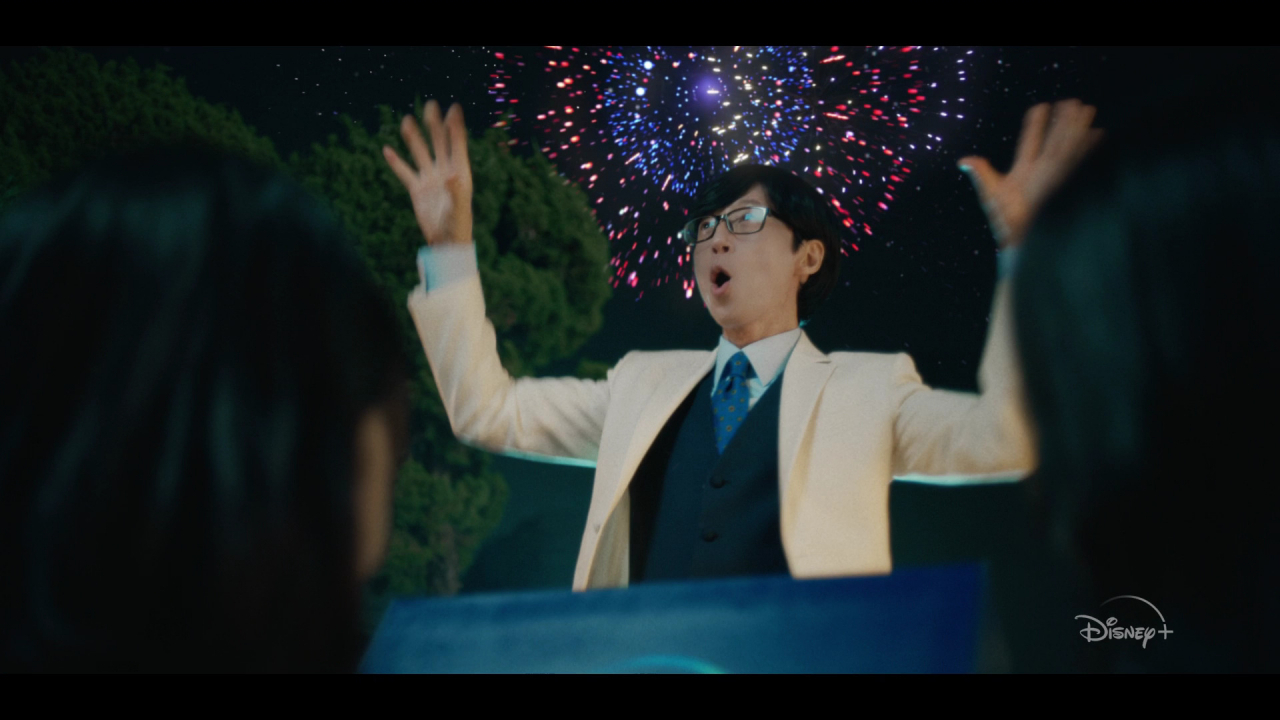 Comedian Yoo Jae-suk in a promotional video for Disney+ Day.  (Walt Disney Co. Korea)