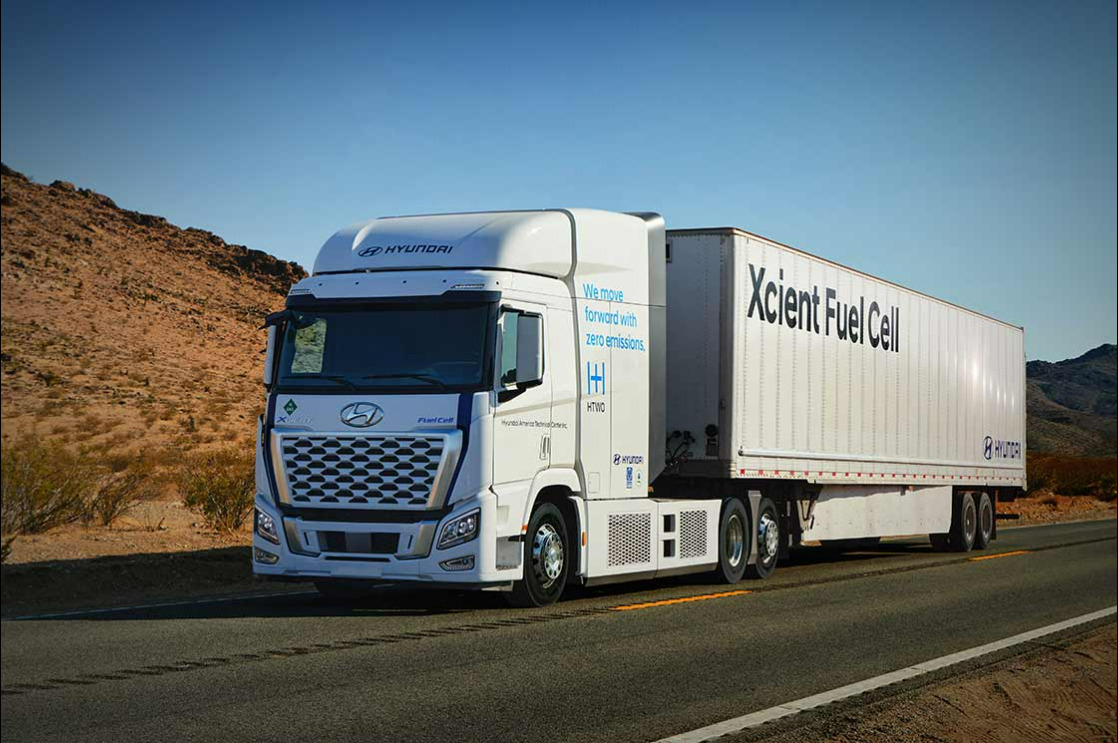Hyundai Motor's Xcient Fuel Cell electric truck (HMG)