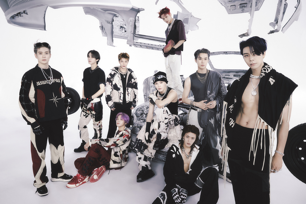 Group image of NCT127's fourth LP 