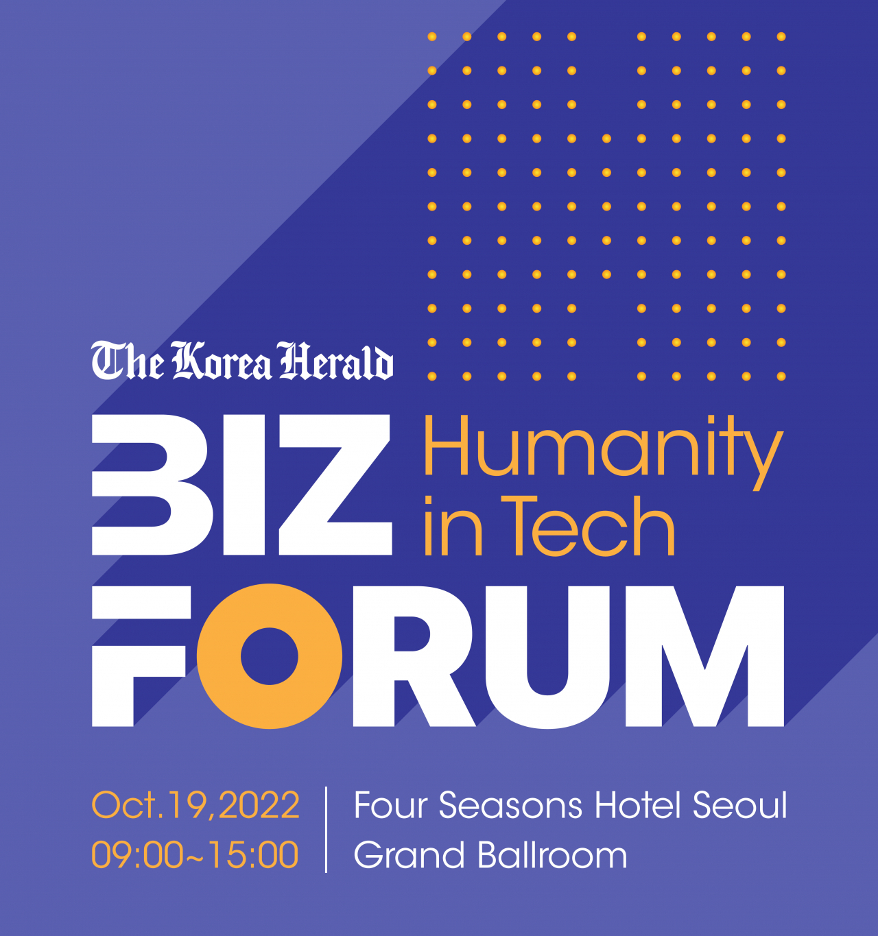 The poster for The Korea Herald Biz Forum.