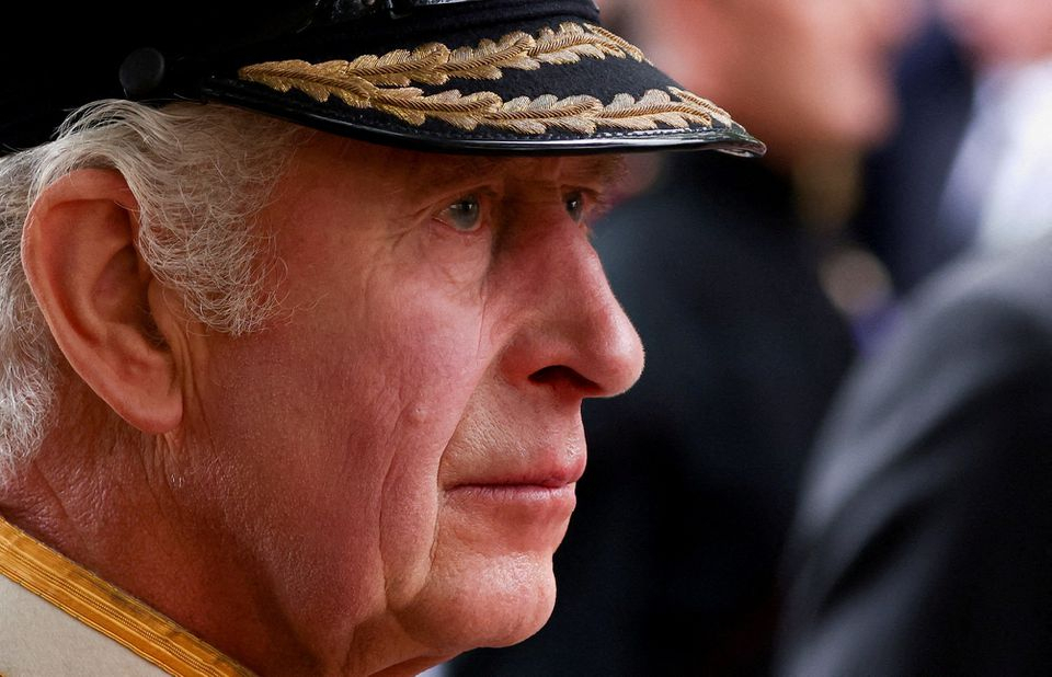 Britain's King Charles attends the state funeral and burial of Britain's Queen Elizabeth, in London, Britain, on Monday. (REUTERS/Tom Nicholson/File Photo)