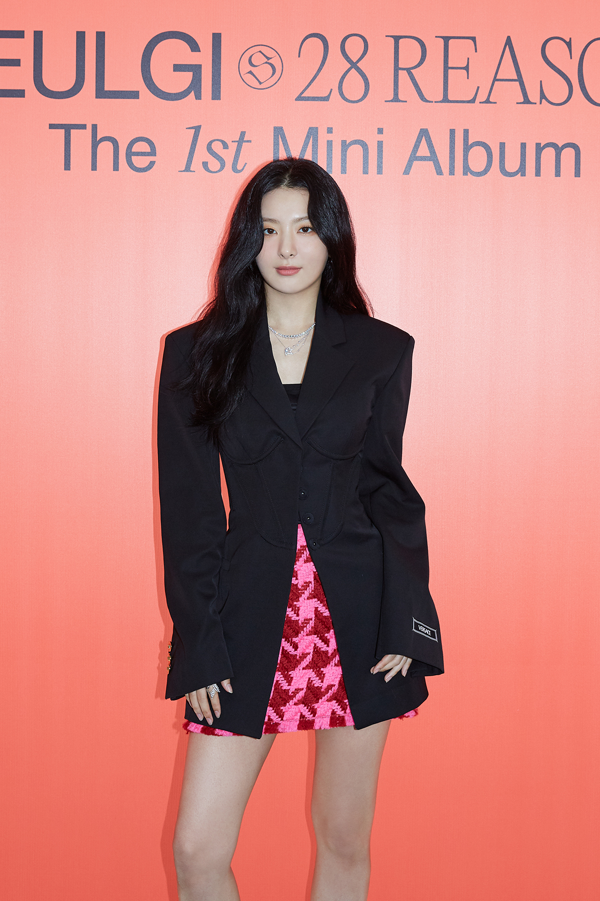 Red Velvet's Seulgi poses for picture during a press conference for her solo EP