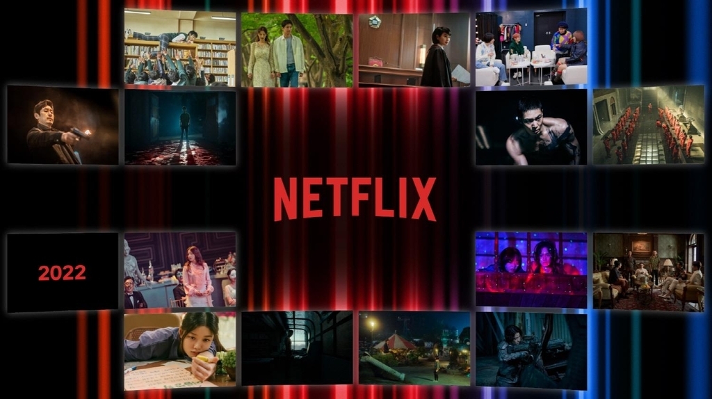 This combined image shows Netflix's 2022 lineup. (Netflix)