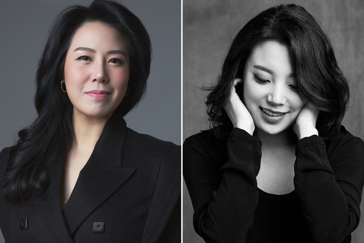 Sopranos Seo Sun-young (left) and Hwang Su-mi (SAC)