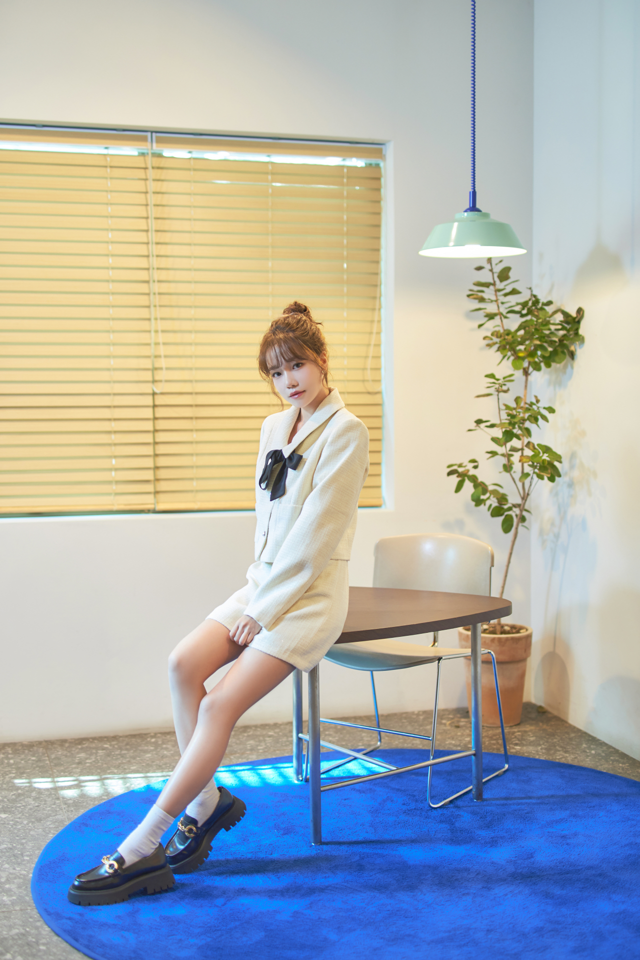 Jo Yu-ri poses for photos during a recent interview in Seoul. (WakeOne Entertainment)