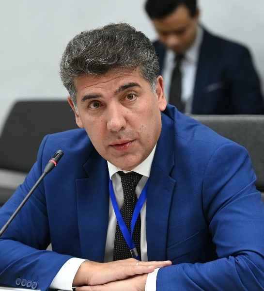 Akramjon Nematov, First deputy director of the Institute for Strategic and Regional Studies under the president of the Republic of Uzbekistan.(Embassy of Uzbekistan in Seoul)