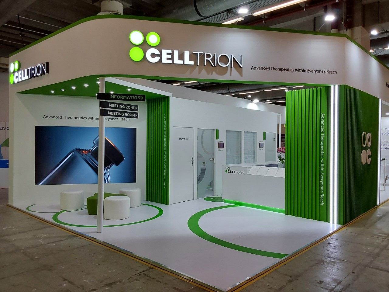 Celltrion's booth at 2022 Convention on Pharmaceutical Ingredients in Frankfurt (Celltrion)