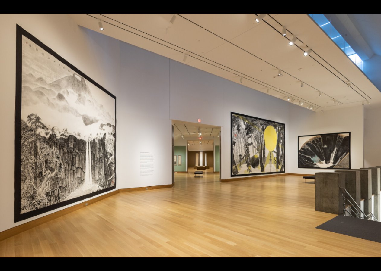 An installation view shows 