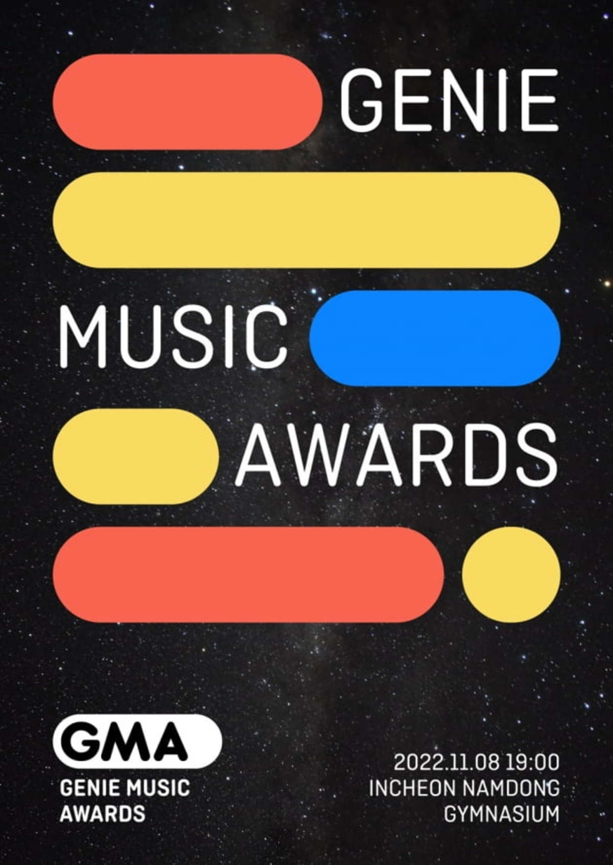 2022 Genie Music Awards poster (Genie Music)