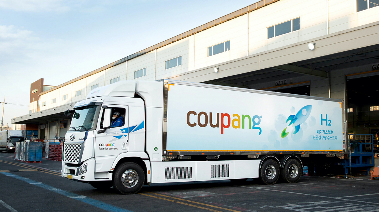 Coupang's hydrogen-powered delivery truck (Coupang)