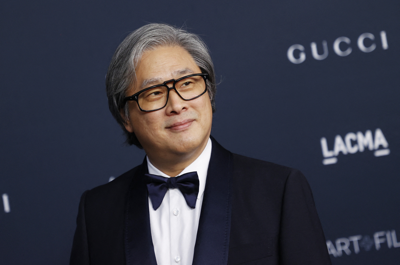 Filmmaker Park Chan-wook attends the 11th Annual LACMA Art+Film Gala at Los Angeles County Museum of Art in Los Angeles, Nov. 5. AFP-Yonhap