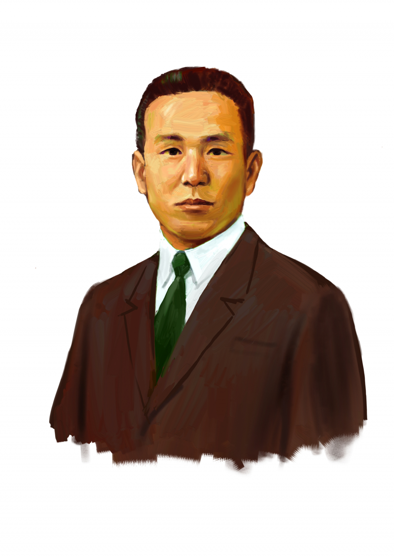 A portrait of Hwang Gi-hwan, a Korean-born US soldier who inspired the hit 2018 TV series “Mr. Sunshine.” (Ministry of Patriots and Veterans Affairs)