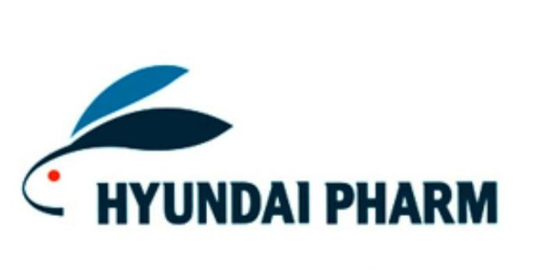 Hyundai Pharmaceutical's corporate logo (Hyundai Pharm)