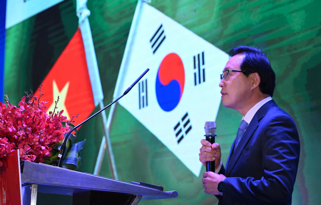 Samsung Vietnam President Choi Joo-ho (Park Hae-mook/The Korea Herald)