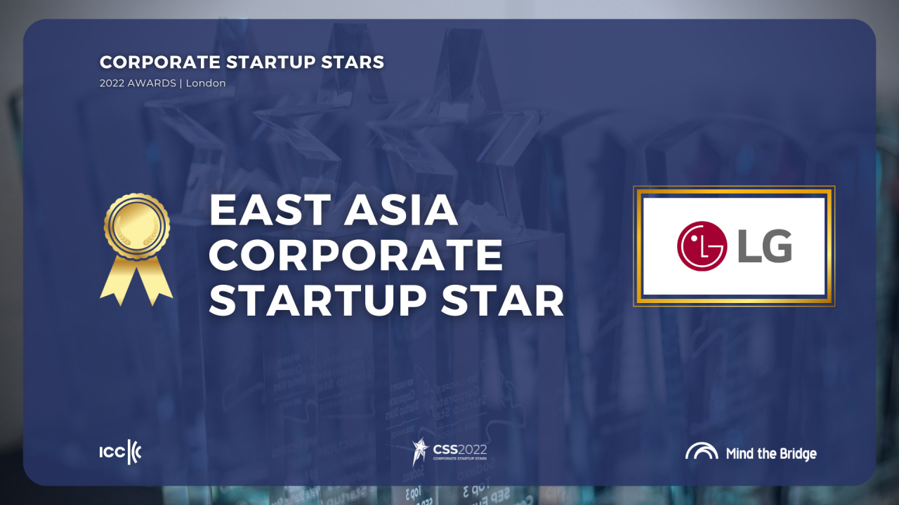 LE Electronics Selected as East Asia Corporate Startup Star (LG Electronics)