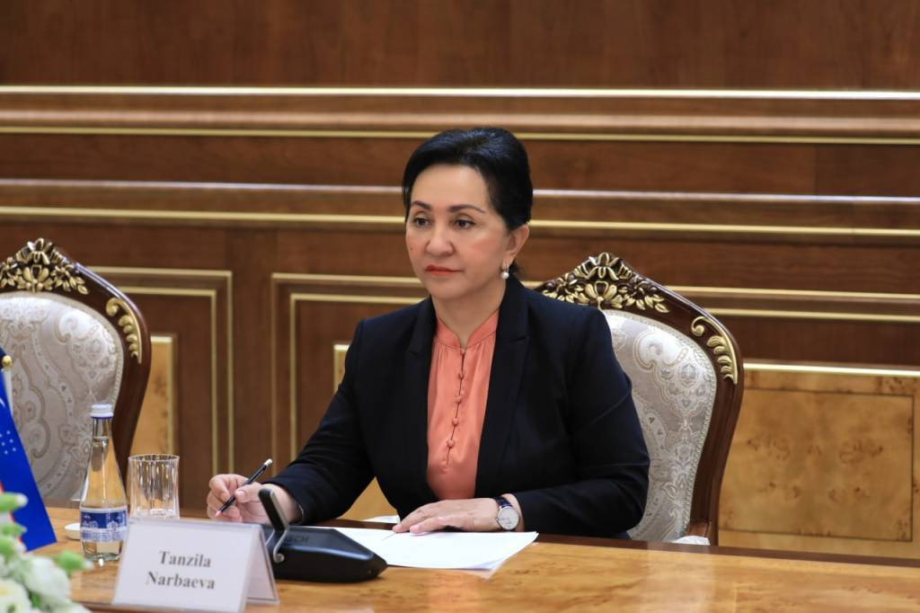Chairperson Tanzila Narbayeva of the Oliy Majlis, the parliament of the Republic of Uzbekistan (Embassy of Uzbekistan in Seoul)