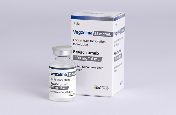 Vegzelma de Celltrion, un biosimilaire référençant le Bevacizumab de Roche vendu sous le nom de marque Avastin (Celltrion)
