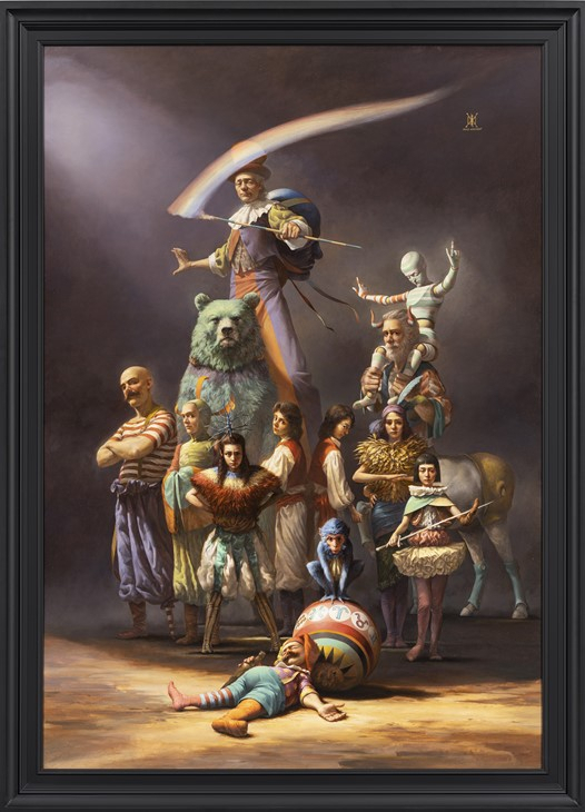 “X-Members of the Rappore Circus” by Park Min-joon at Gallery Hyundai (courtesy of the gallery)