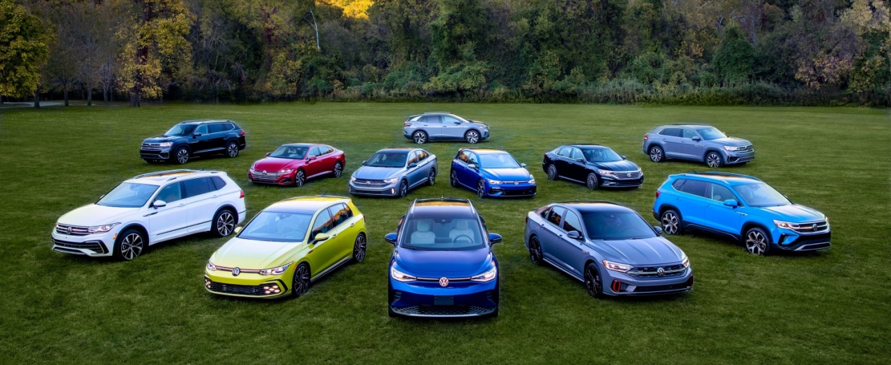 Volkswagen's full lineup (Volkswagen)