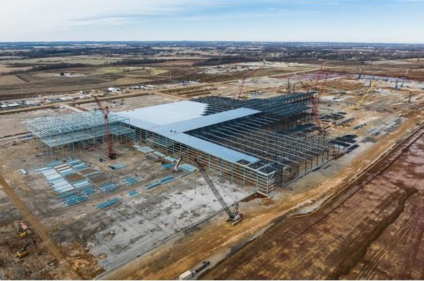 A view of BlueOval SK’s Kentucky plant construction site in the US (SK On)