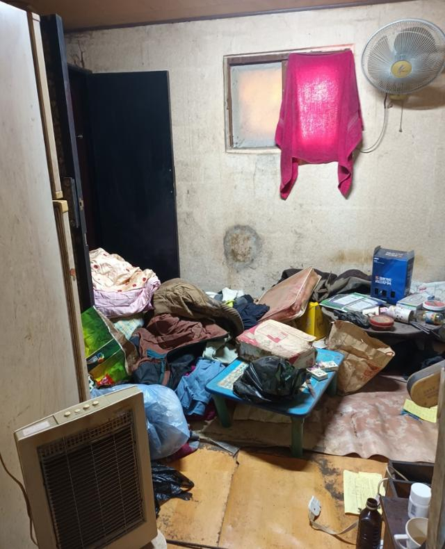 The deceased Thai farm worker's room in Pocheon, Gyeonggi Province. (Pocheon Migrant Workers Center)