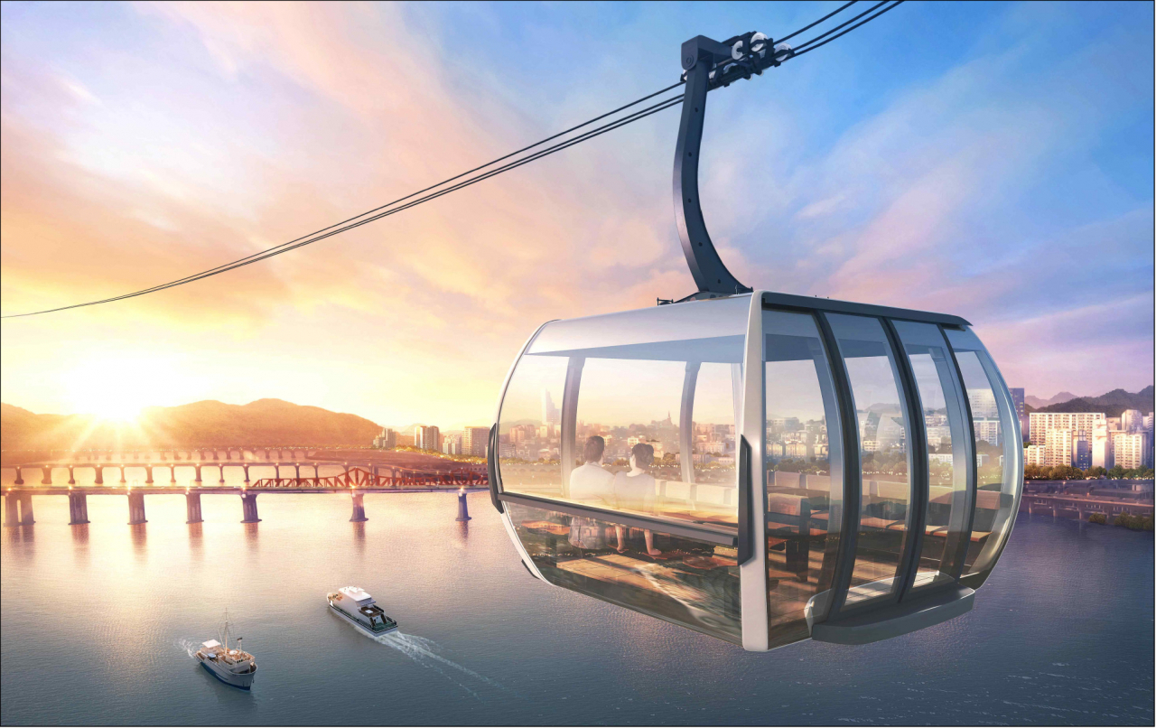 An illustration of Seoul City’s cable car (Seoul Metropolitan Government)