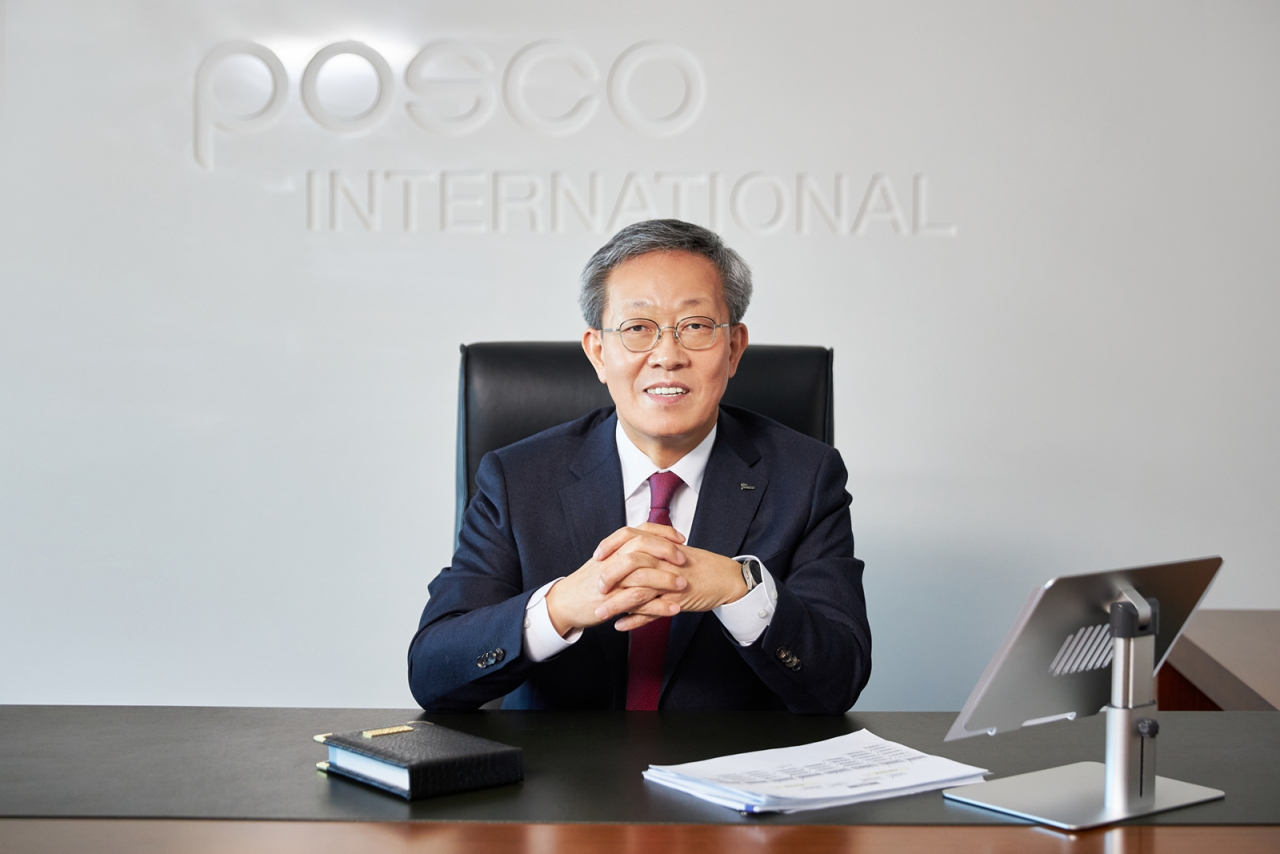 Jeong Tak, vice chairman and CEO of Posco International (Posco International)