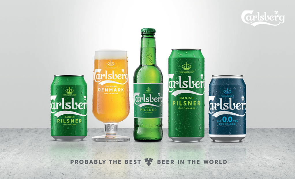 Carlsberg's beer products (GoldenBlue)