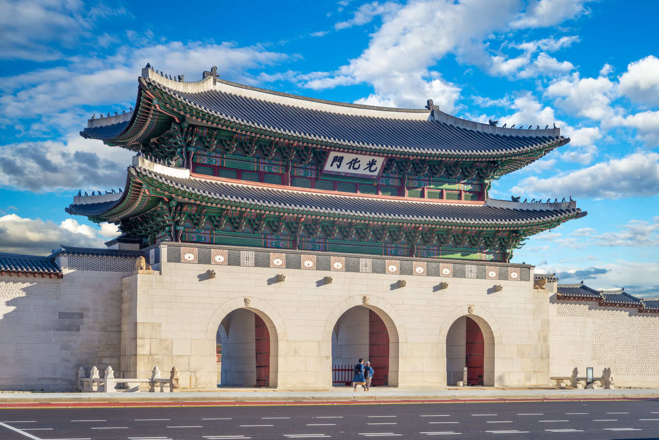 Exterior view of Gyeongbok Palace in central Seoul. (123rf)