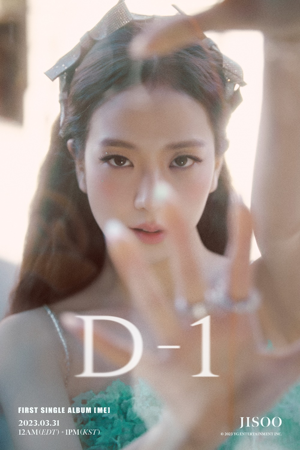 Teaser poster for Jisoo's 1st solo album