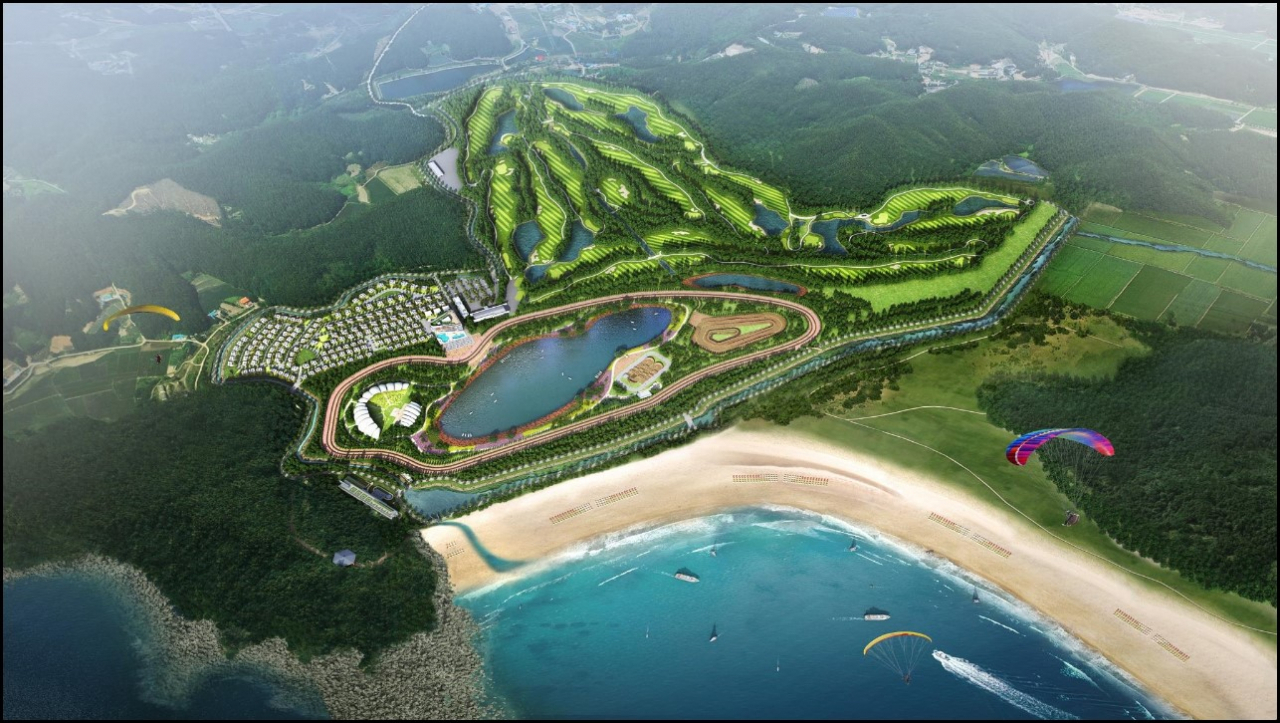 A rendering of the golf course at Sun Beach Golf & Resort, which is set to open in May 2024 (Sun Beach Golf & Resort)