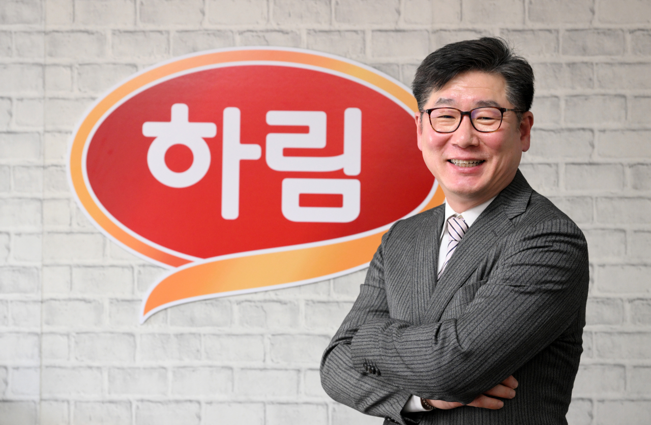Park Juno, head of food business at Harim (Lee Sang-sub/The Korea Herald)