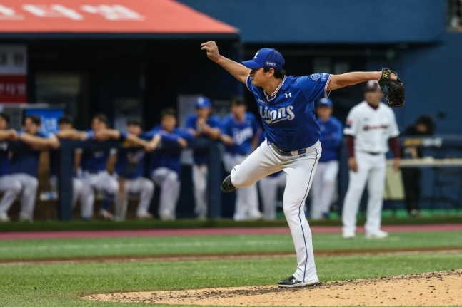 Samsung Lions reliever Oh Seung-hwan