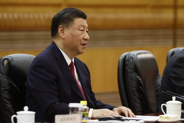 Chinese President Xi Jinping (AP-Yonhap)