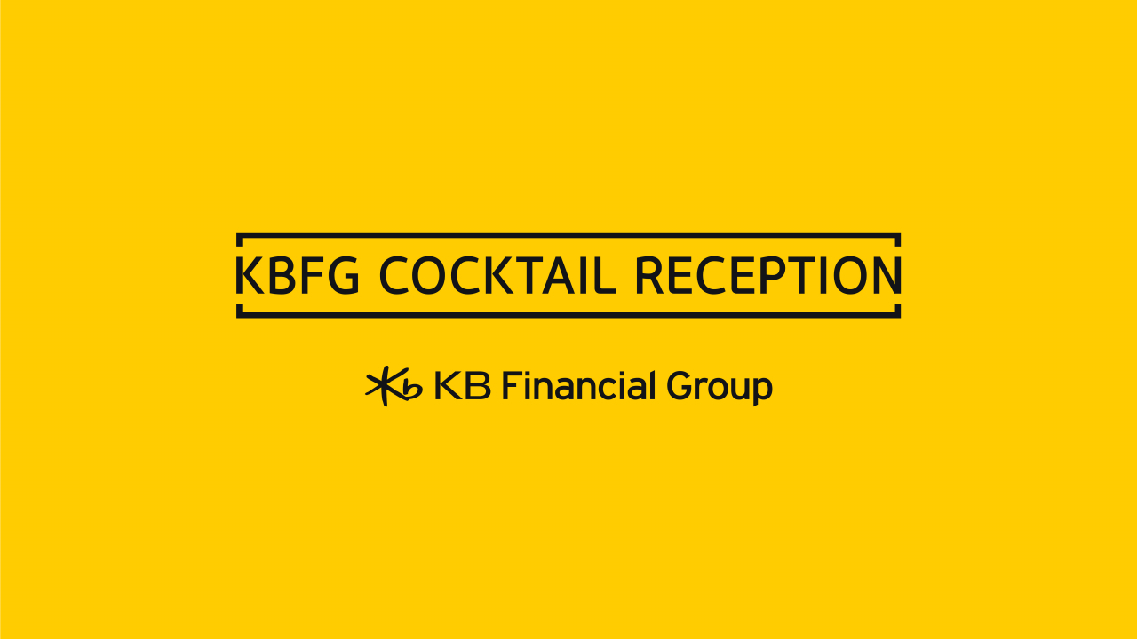 KB Financial Group's Cocktail Reception is scheduled to be held on Thursday. (KB Financial Group)