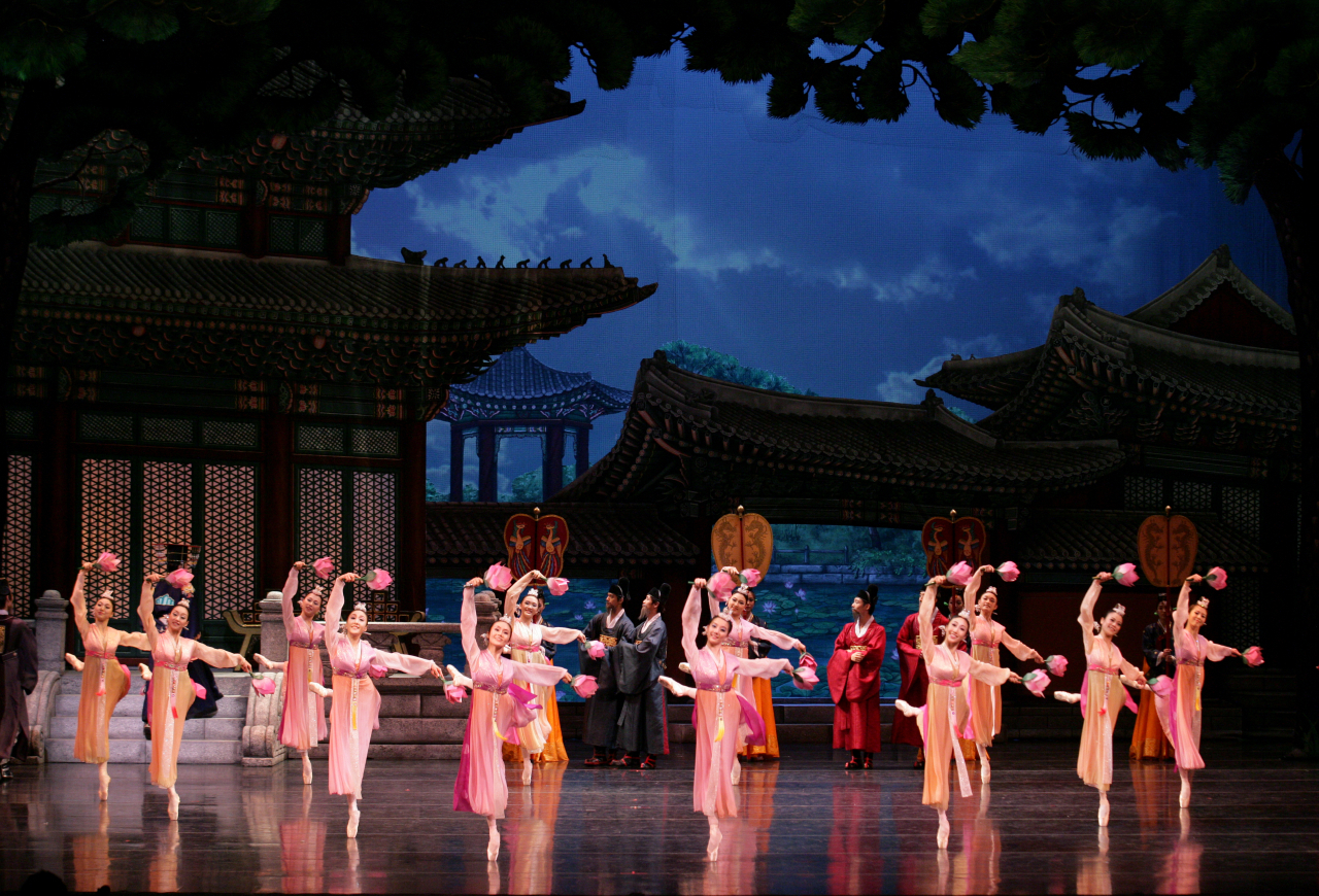 A scene from the ballet 