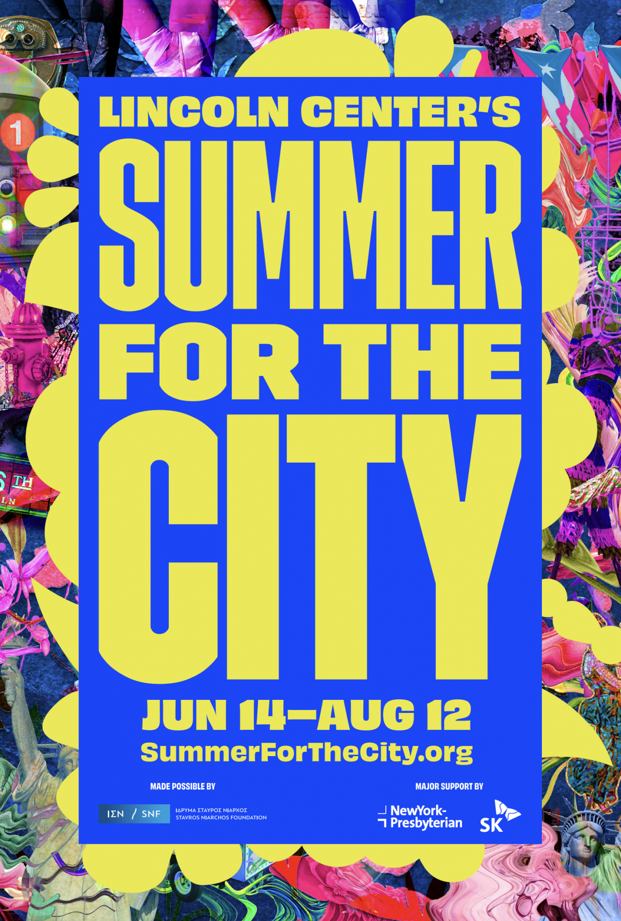 Promotional poster for Lincoln Center's Summer for the City (Lincoln Center)