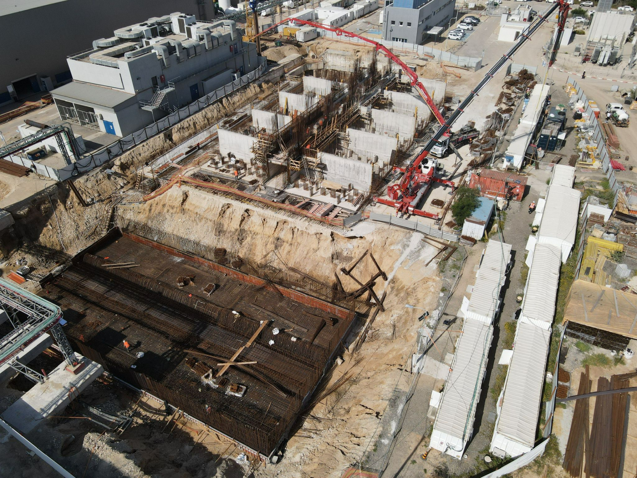 The construction site of the Ashdod Rehabilitation Project in Israel (LG Chem)