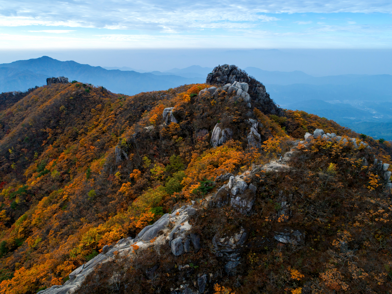 Mount Palgong in the autumn season (Ministry of Environment)