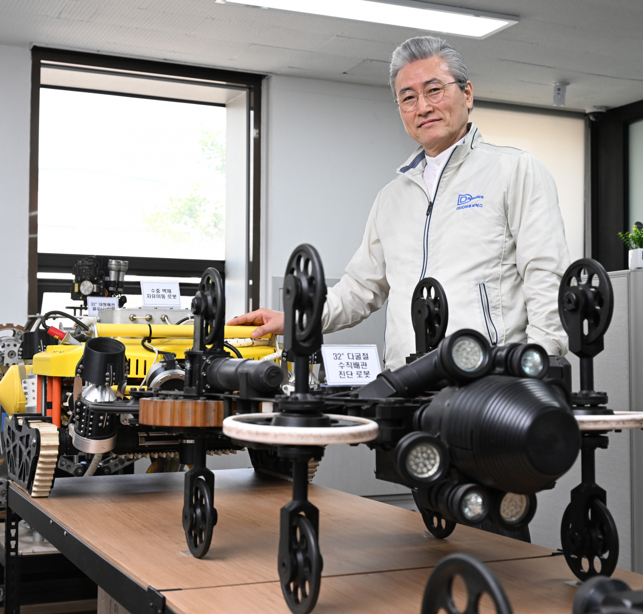 DB Robotics CEO Lee Bae poses for a photo before an interview with The Korea Herald held at the company headquarters in Gangdong-gu, Seoul, on May 11. (Im Se-jun/The Korea Herald)