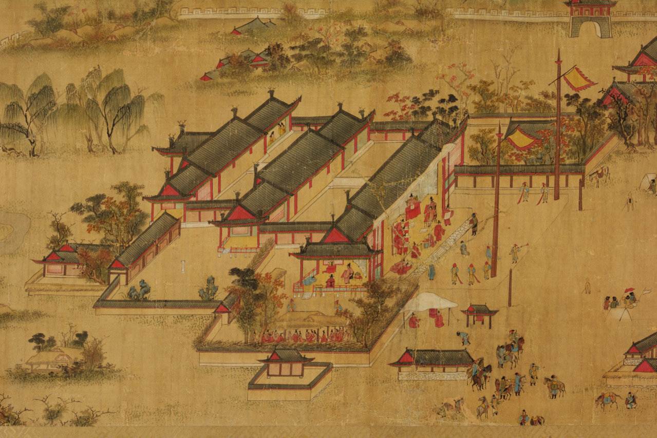 Painting of the scene of gwageo in Hamgyeong Providence in 1664 (National Museum of Korea)