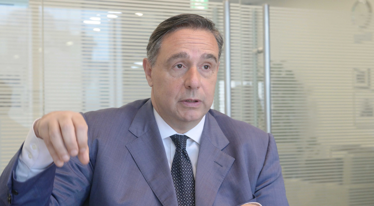 Riccardo Puliti, regional vice president for Asia and the Pacific at the International Finance Corporation, speaks during an interview with The Korea Herald in Seoul on May 25. (Lee Sang-sub/The Korea Herald)