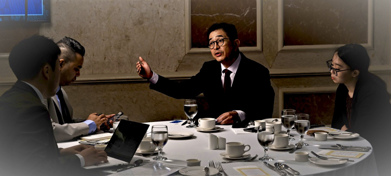 Arsjad Rasjid, Chairman of the ASEAN Business Advisory Council (ASEAN BAC) discusses investment opportunities in ASEAN during an interview with The Korea Herald at Kensington Hotel in Yeouido, Seoul on Thursday. (Park Hae-mook/The Korea Herald).